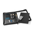 EMERGE FOLDER II. Složka A4 z materiálu recyklovaného polyesteru (100% rPET) 300D se zipem