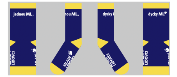 Mladí lidovci - ponožky Dycky ML