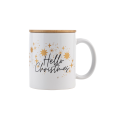 HELLO CHRISTMAS keramický hrnek  330 ml s vánočním motivem