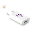 WOESE. Napájecí adaptér USB-A 5W ze recyklovaného ABS (100% rABS)