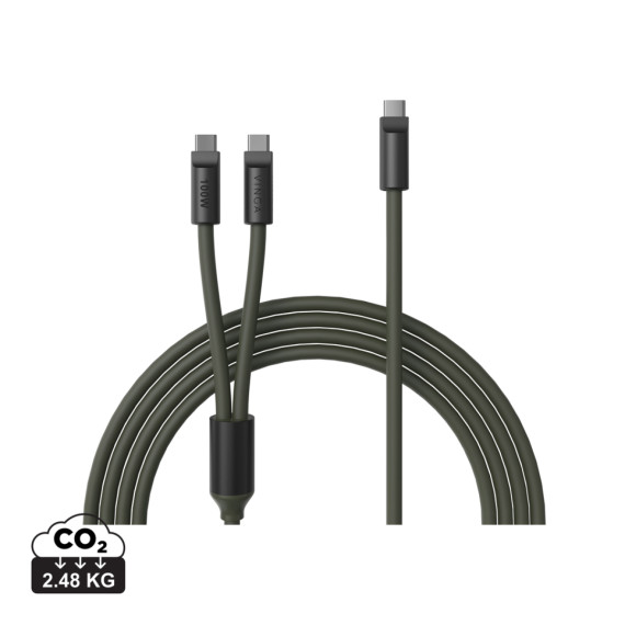 Multifunkční nabíjecí kabel VINGA Baltimore (C+2C)