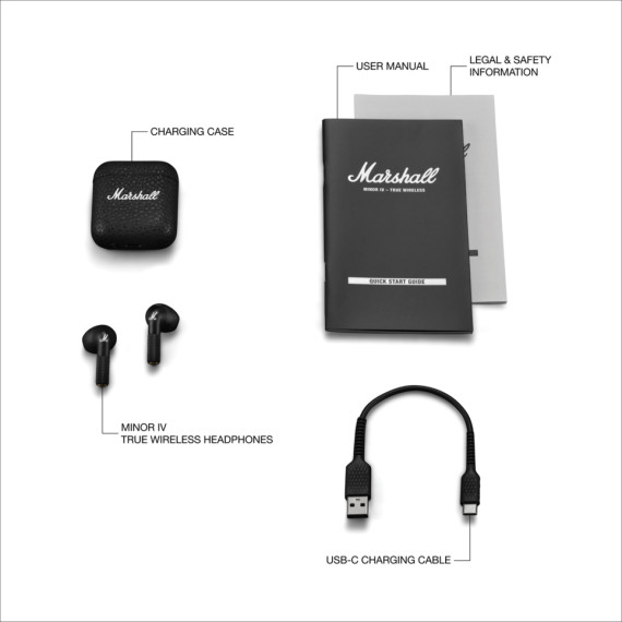 Bezdrátová sluchátka Marshall Minor IV 30H+ TWS