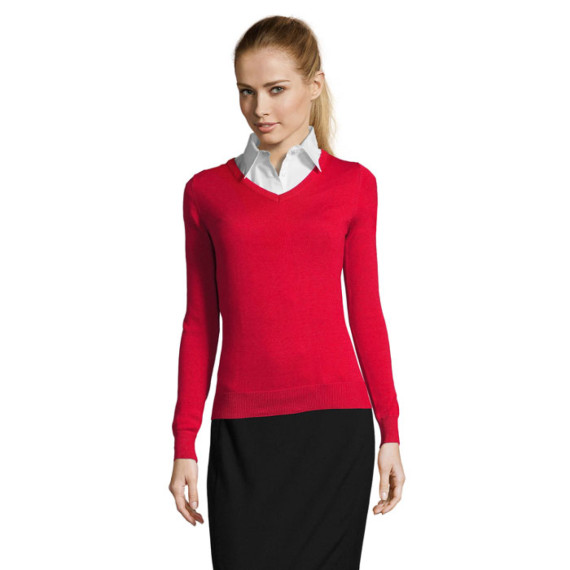 GALAXY WOMEN, GALAXY WOMEN V-NECK SWEATER