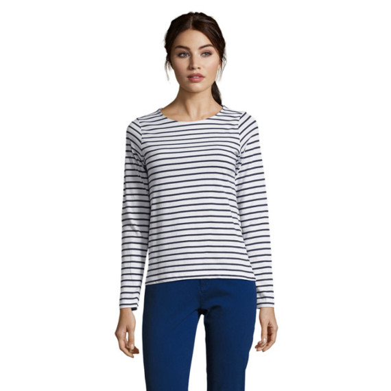 MARINE WOMEN, MARINE WOMEN STRIPE T-SHIRT