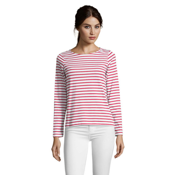 MARINE WOMEN, MARINE WOMEN STRIPE T-SHIRT