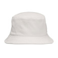 BUCKET TWILL, BUCKET UNISEX BUCKET HAT - Bílá, L