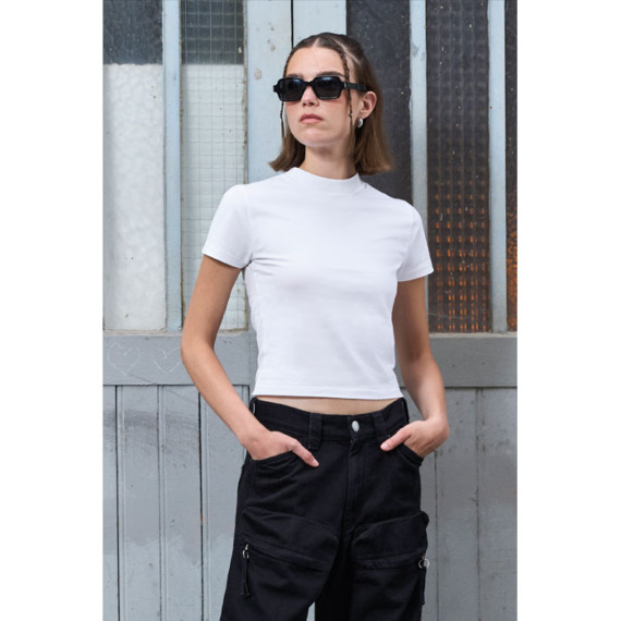 LILIA, LILIA WOMEN CROPPED T-SHIRT