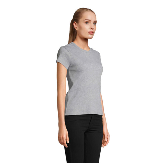 SARA, SARA WOMEN'S RIBBED T-SHIRT