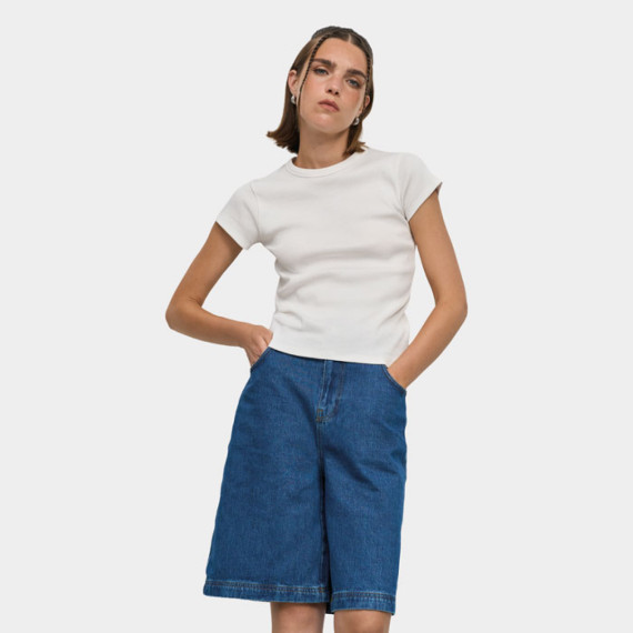 SARA, SARA WOMEN'S RIBBED T-SHIRT