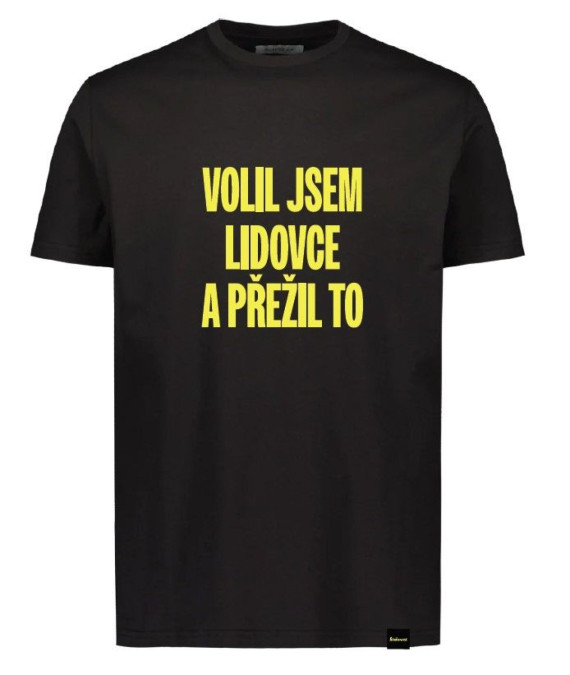 Tričko - Volil jsem lidovce a přežil to