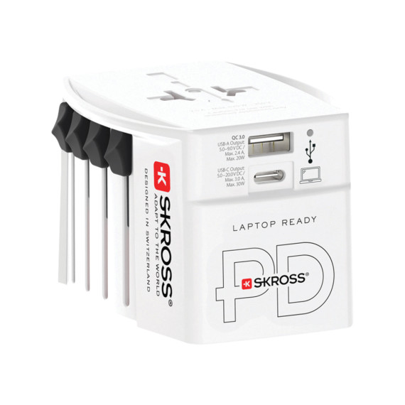 Cestovní adaptér SKROSS MUV 30W PD s USB-A a USB-C