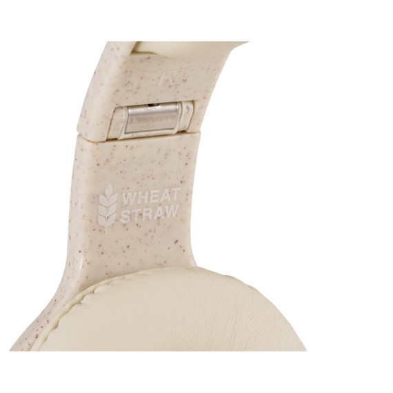 FEYNMAN. Skládací bezdrátová sluchátka se 4hodinovou výdrží baterie z pšeničné slámy a ABS