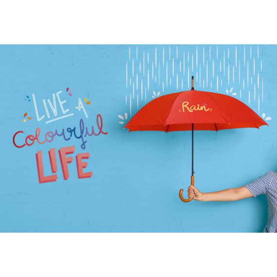 PATTI. Polyesterový deštník 190T s automatickým otevíráním