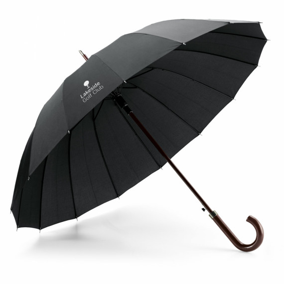 HEDI. 16ti tyčový deštník z 190T pongee s automatickým otevíráním