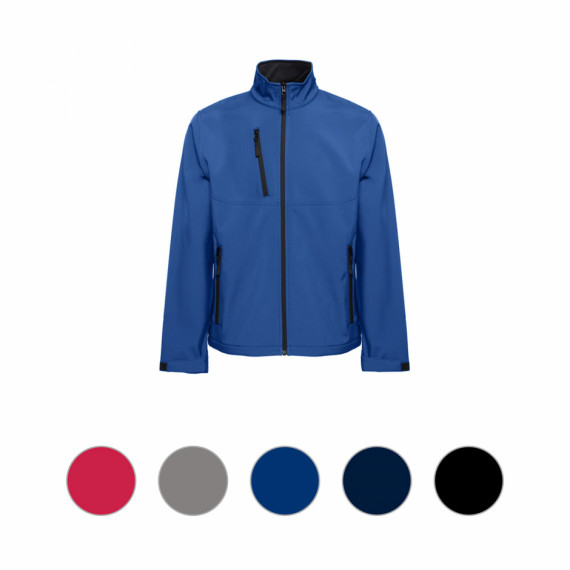 THC EANES. Softshellová bunda (unisex) z polyesteru a elastanu