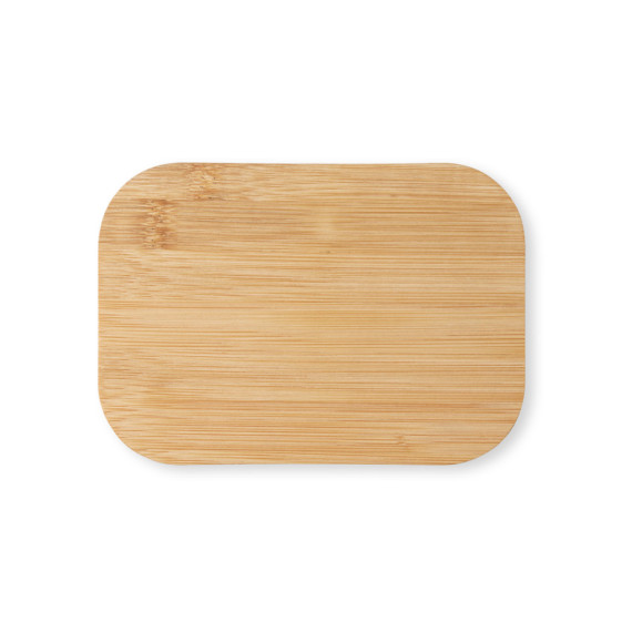 SHINO. Obědová krabička. Obědový box z nerezové oceli s bambusovým víkem