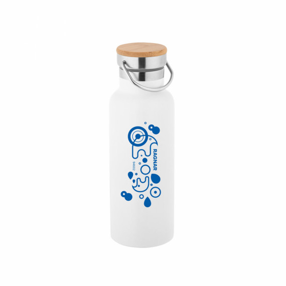 RAGNAR. Dvoustěnná vakuově izolovaná lahev z nerezové oceli (36 % recyklované), 570 ml