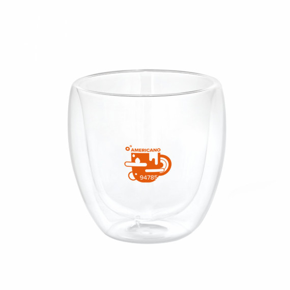 AMERICANO. Borosilikátového skleněný hrnek 220 ml