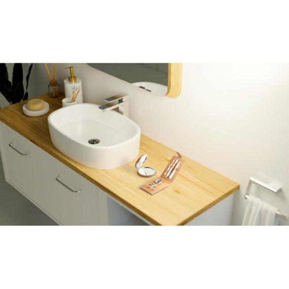 ZENA. Korková sada na manikúru s nerezovými díly