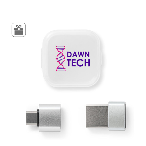 MINSKY. Sada 2 hliníkových adaptérů USB-A / USB-C