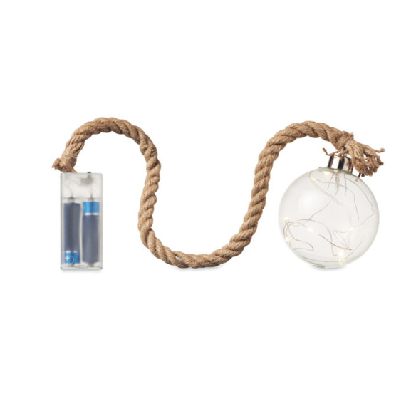 BAUBLI, Skleněná koule s LED světýlky