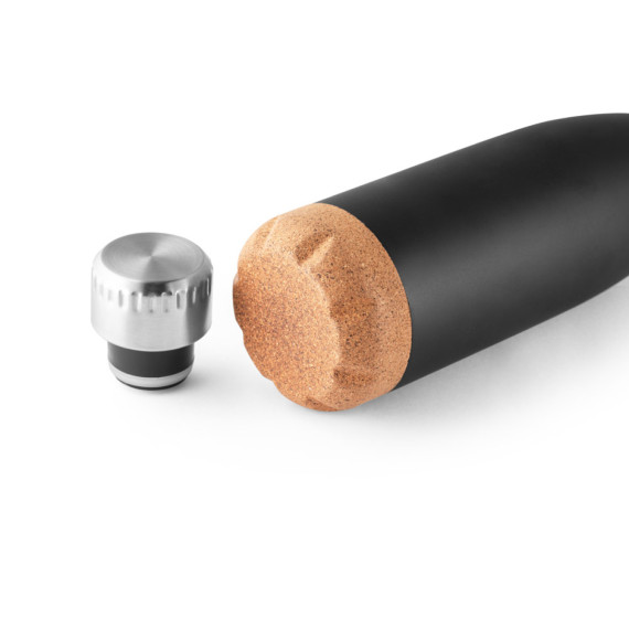 SOLBERG. Termoska z nerezové oceli a korkovou základnou 560 ml