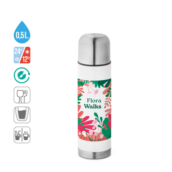 HENDERSON. Termoska sublimační z nerezové oceli 500 ml