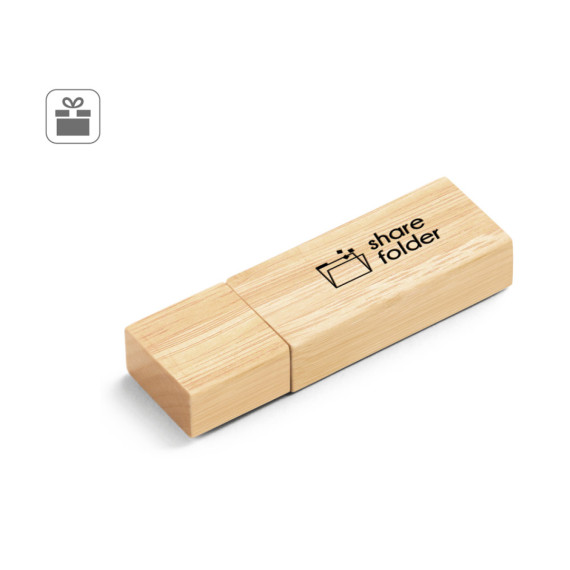 VENTER 16GB. 16GB bambusový USB flash disk
