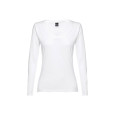THC BUCHAREST WOMEN WH. Dámské triko s dlouhým rukávem a páskem