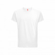 THC FAIR WH. 100% bavlněné tričko. Bílá barva