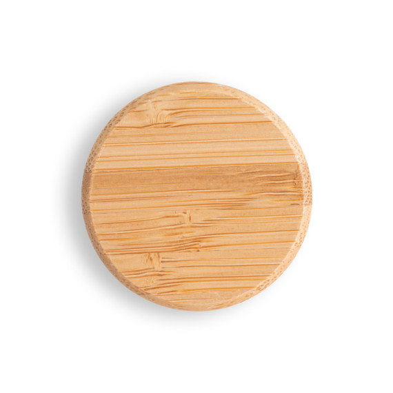 QUETA. Hliníková láhev s bambusovým víčkem 550 ml