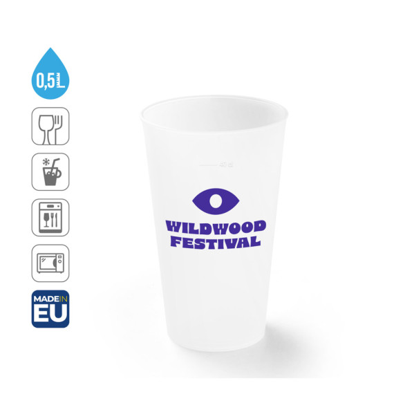KANE. Festivalový pohár z PP s objemem 500 ml