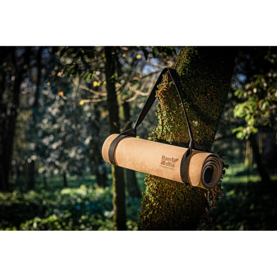 GERES. Cvičební podložka na jógu z korku a TPE. Tloušťka až 3.7 mm