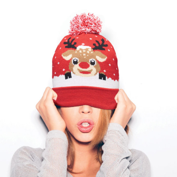 SHIMAS HAT, Vánoční pletená čepice