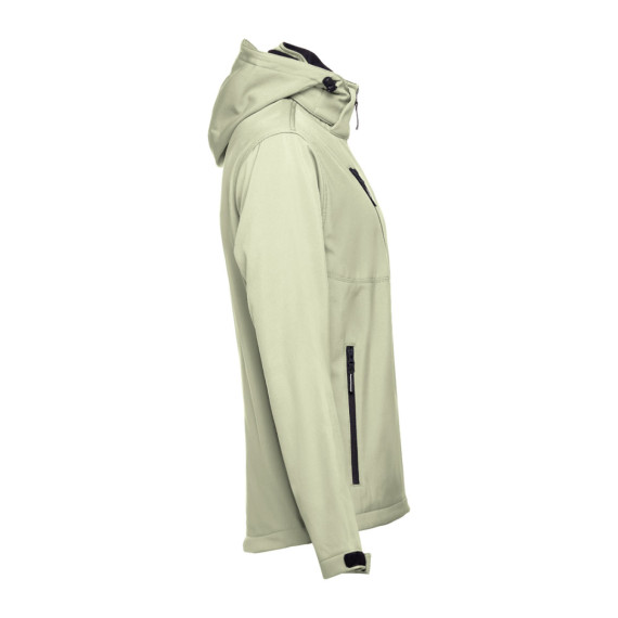 THC ZAGREB. Pánská softshellová bunda z polyesteru a elastanu