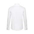 THC PARIS WH. Pánská popelínová košile s dlouhým rukávem. Bílá barva