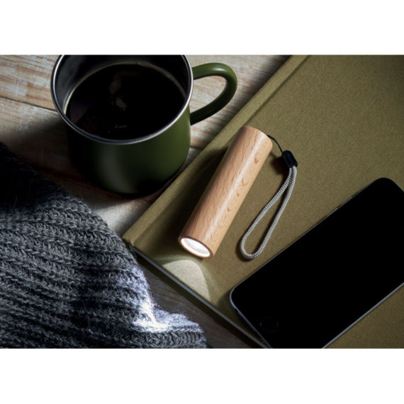 LITE, Dobíjecí svítilna ze dřeva