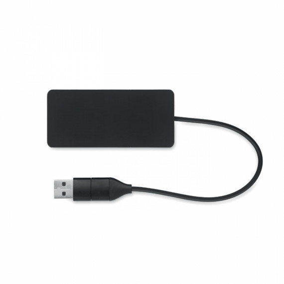 HUB-C, USB rozbočovač s 20cm kabelem