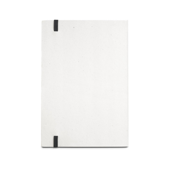 MILKY. Zápisník A5 s pevnou vazbou ze 100% recyklovaného papíru