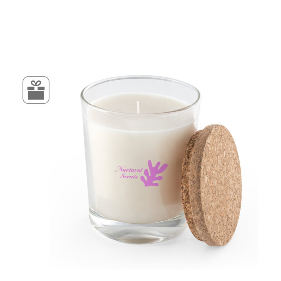 ZEN 180. Aromatická svíčka ve skleněném kalíšku s korkovým víčkem 180 g