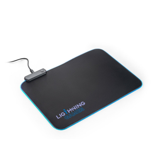 THORNE MOUSEPAD RGB. Herní podložka pod myš s RGB LED osvětlením z polyesteru