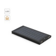 CLERK. Powerbanka 8 000 mAh se solárním panelem ze 100% recyklovaného hliníku