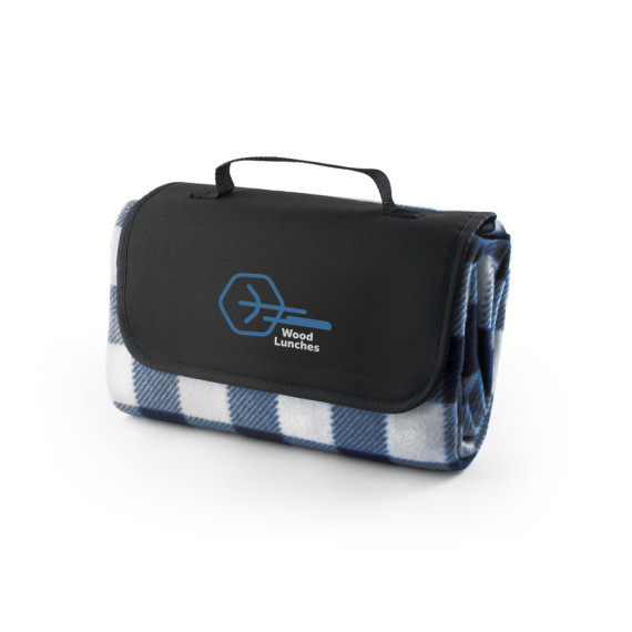 RILEY II. Pikniková deka s podšívkou z EPE (180 g/m²) se vzorem