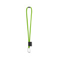 SET Lanyard TUBE Long (Ø 7 mm) s karabinou ve tvaru D 55 mm a bezpečnostní sponou Ø 7 mm