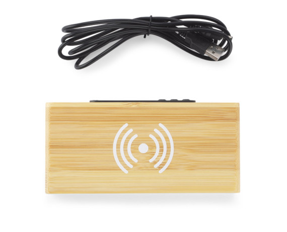 Stolní hodiny s indukční nabíječkou INDUCTO