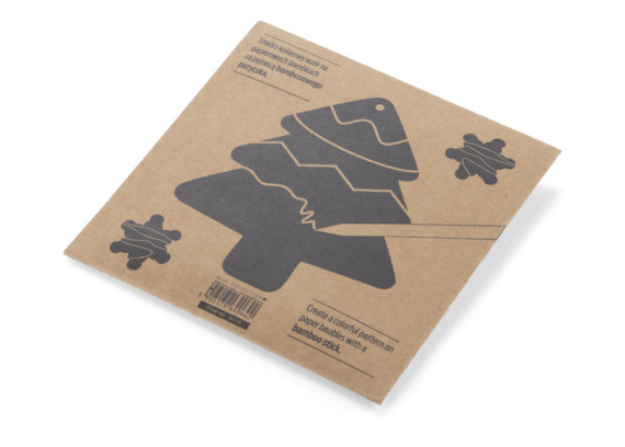 Sada škrabacích vánočních ozdob  DEKOR