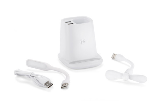 Stoján na psací potřeby s indukční nabíječkou BERGO