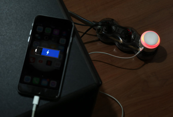 USB nástěnná nabíječka s noční lampou NOTTO