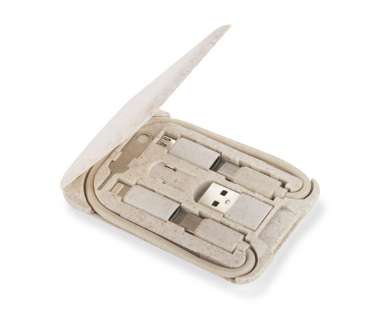 Stojan na telefon s nabíjecími kabely OLIN