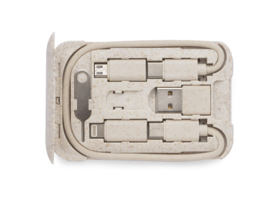 Stojan na telefon s nabíjecími kabely OLIN